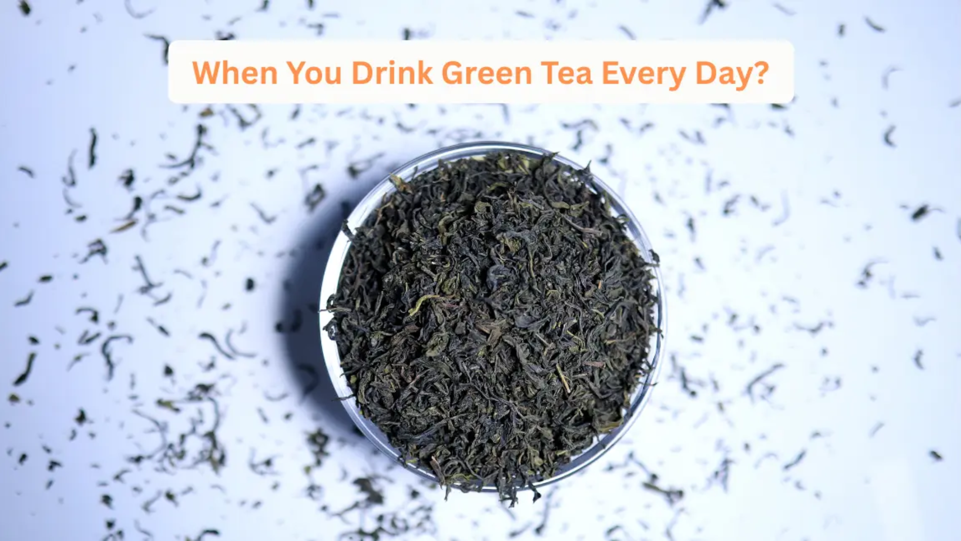 green tea powder