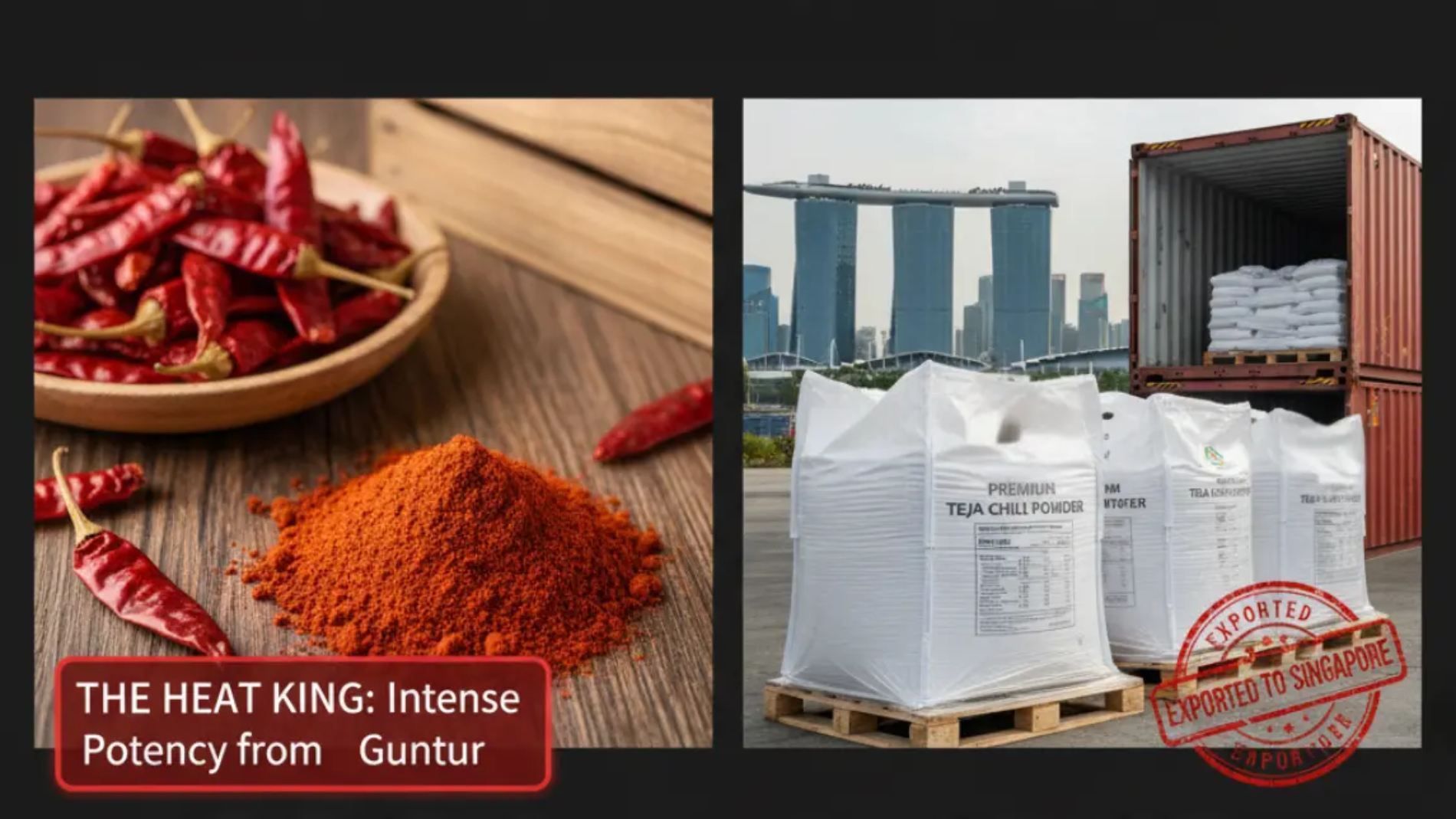Teja Chili Powder exporter