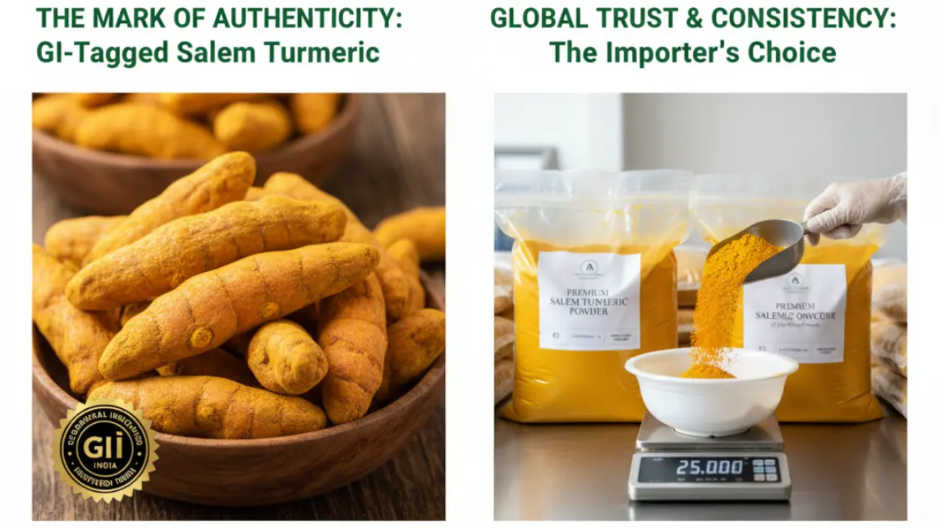 salem turmeric export
