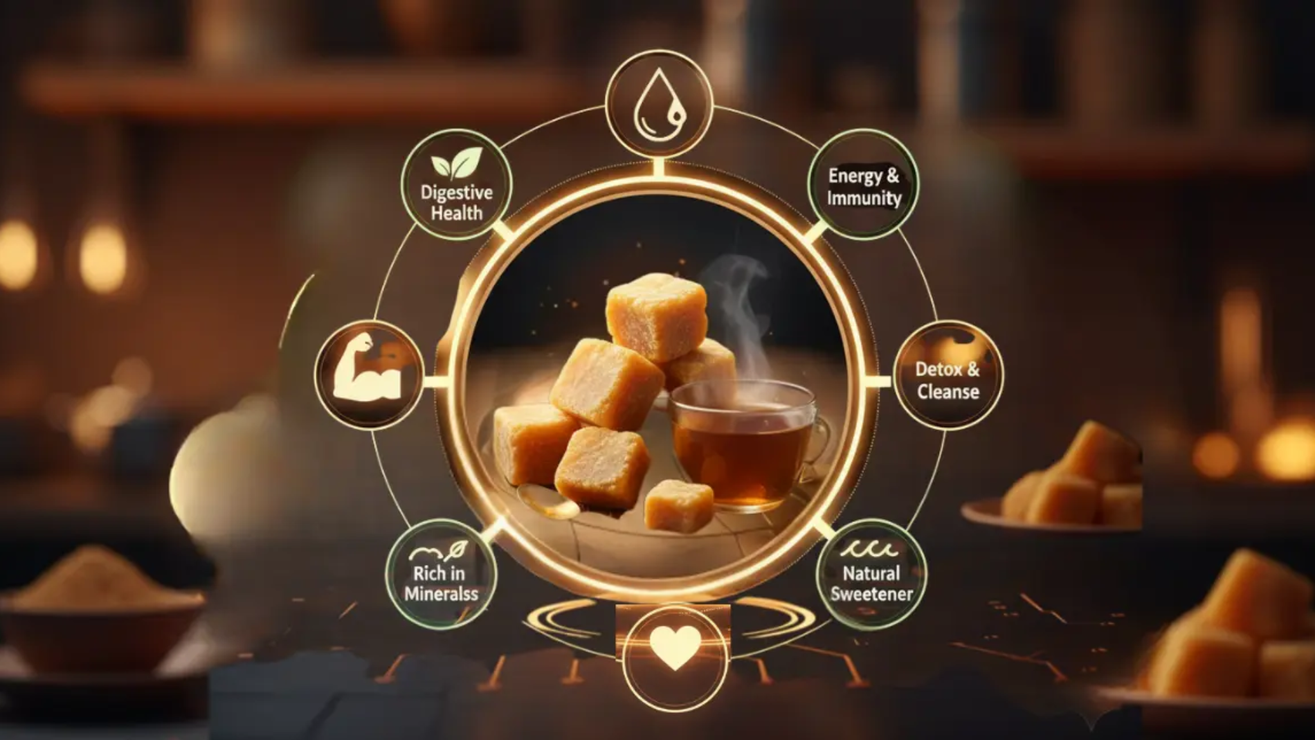 indian Jaggery Cubes