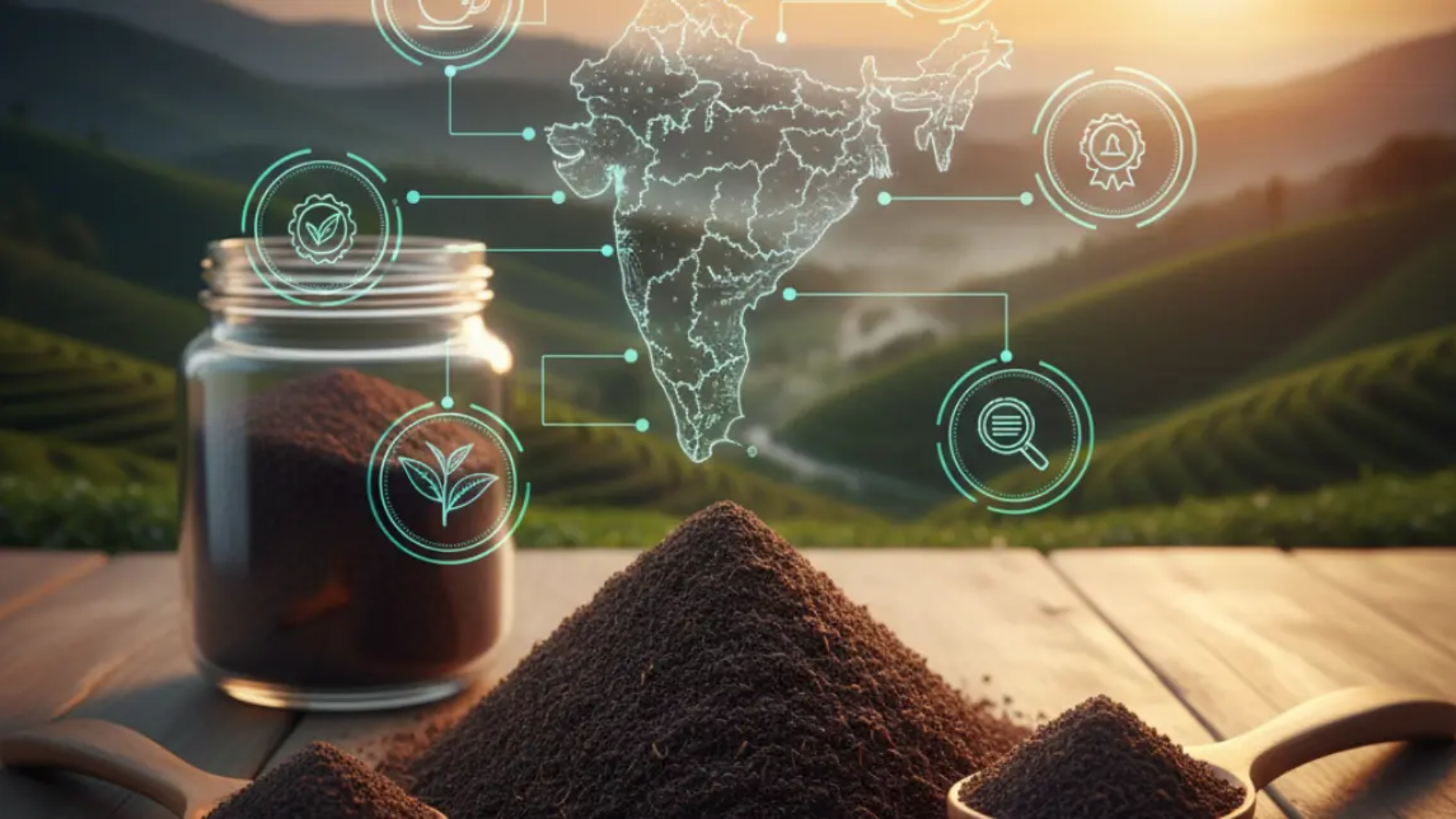 Indian Nilgiri Black Tea Powder