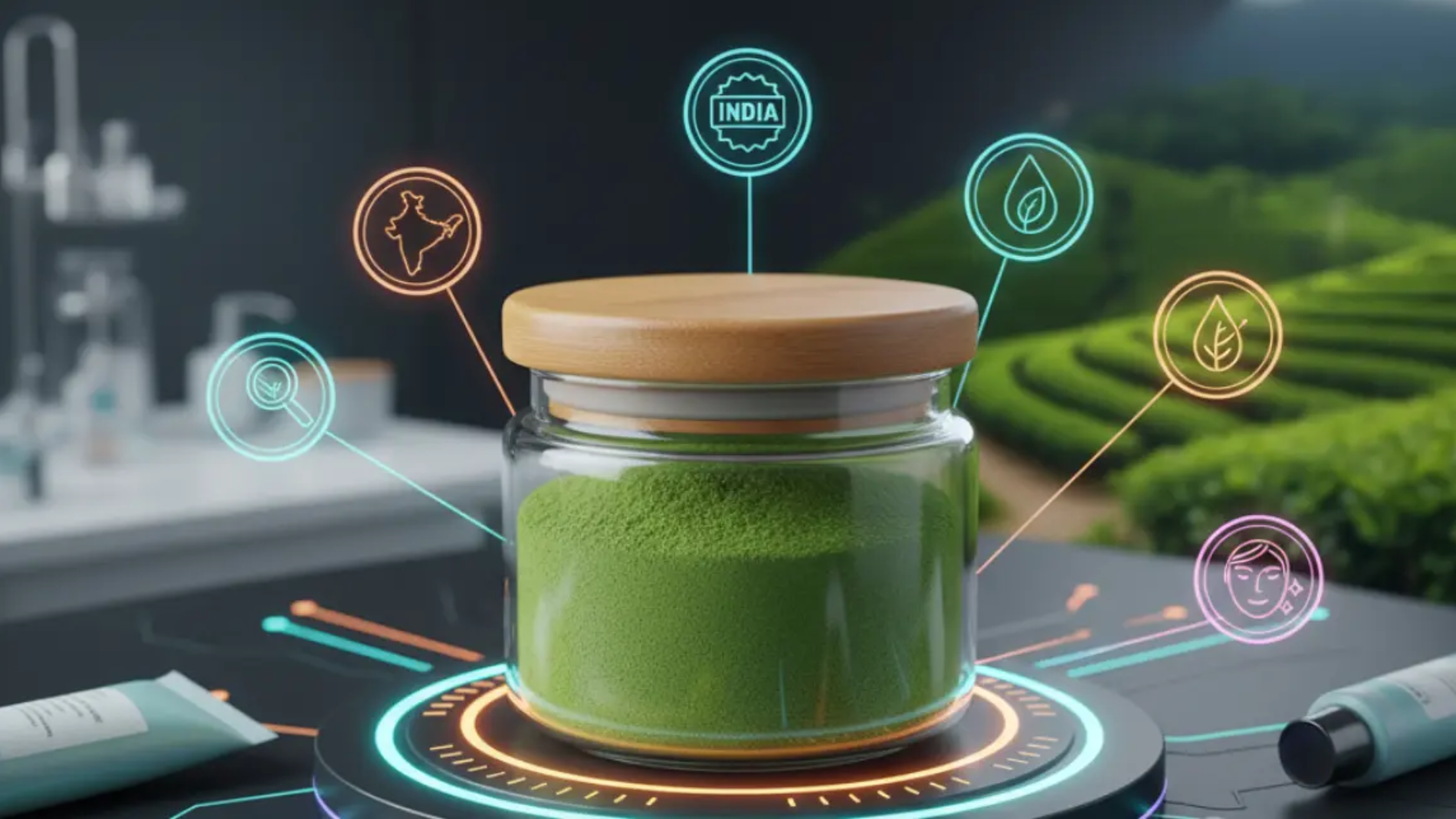 Indian Organic Green Tea Powder