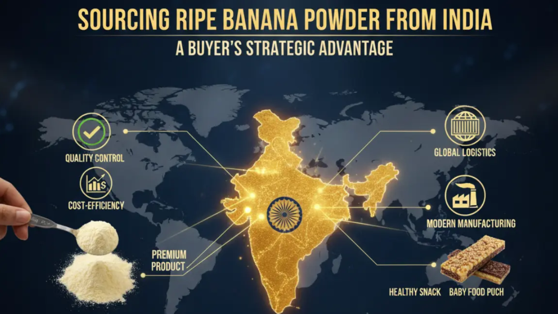 sourcing ripe banana powder