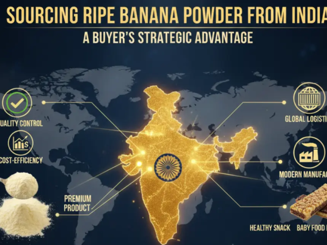 sourcing ripe banana powder