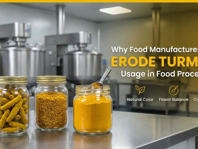 Erode Turmeric Usage in Food Processing