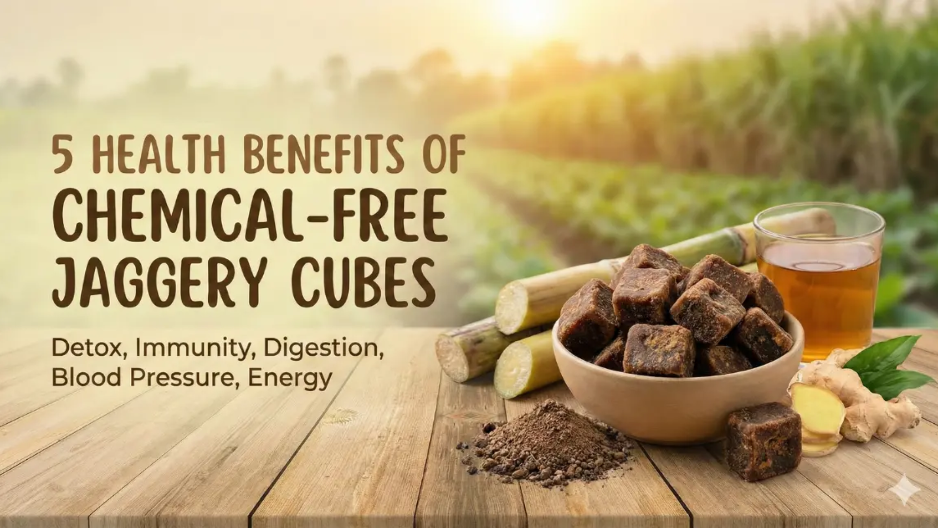 chemical free jaggery cubes