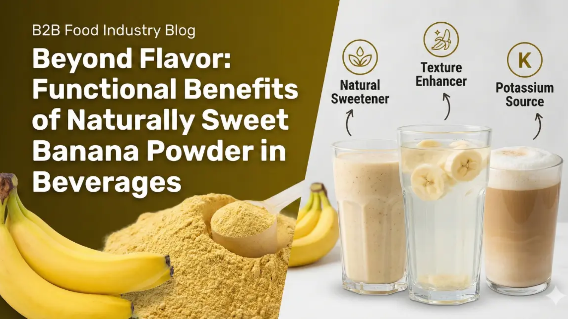 naturally sweet banana powder