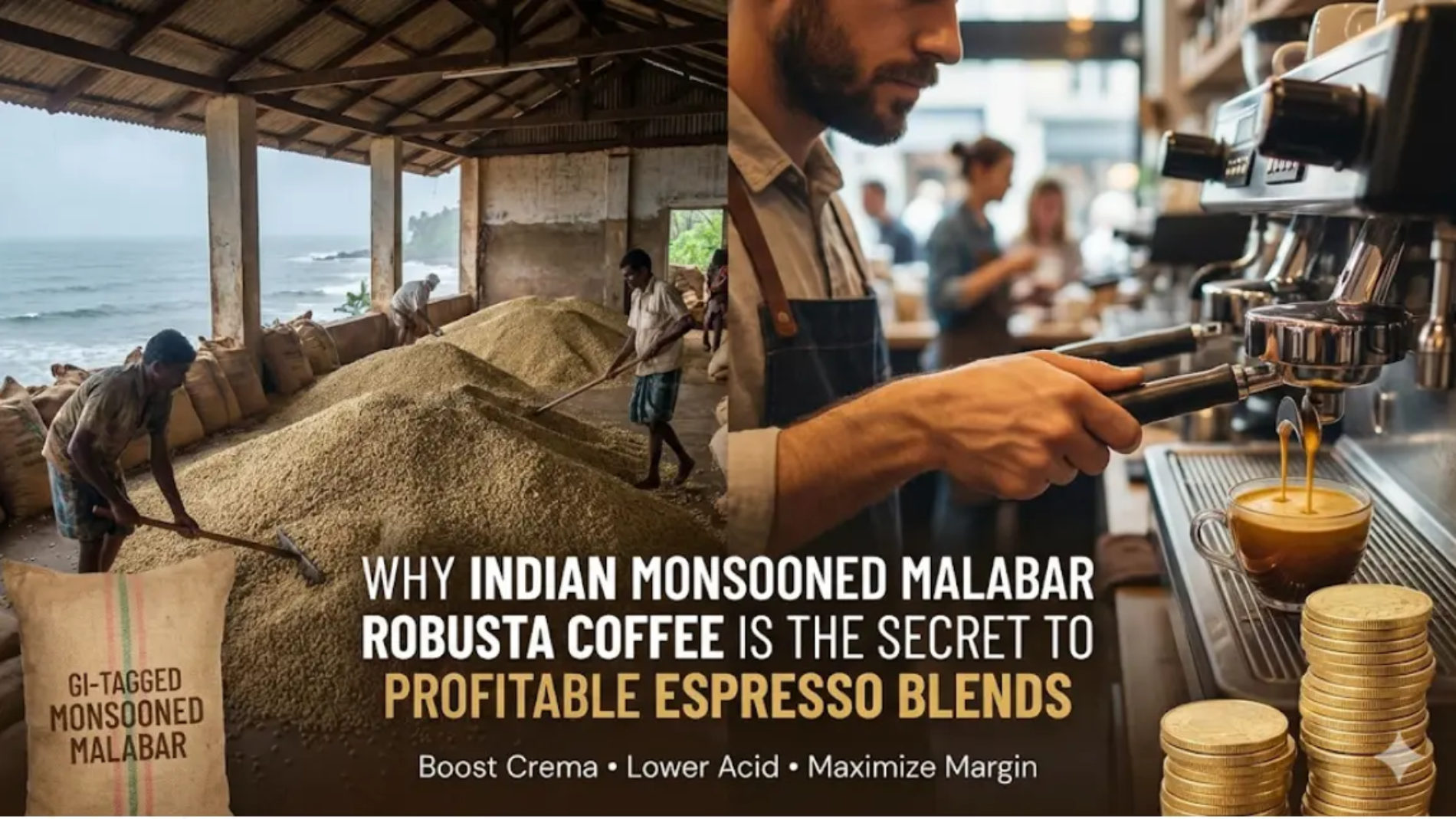 Monsooned Malabar Robusta Coffee