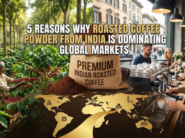 Roasted Coffee Powder from India