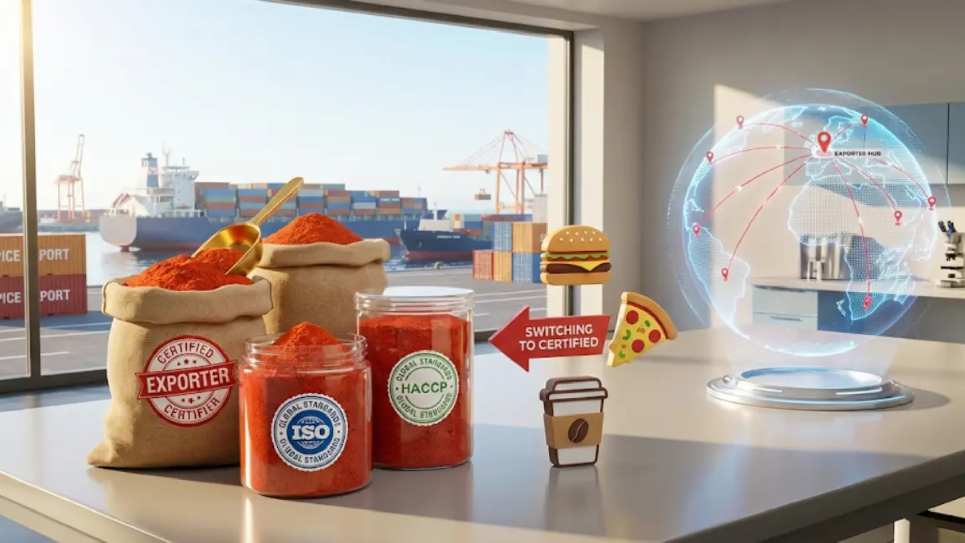 bulk red chiili powder exporter